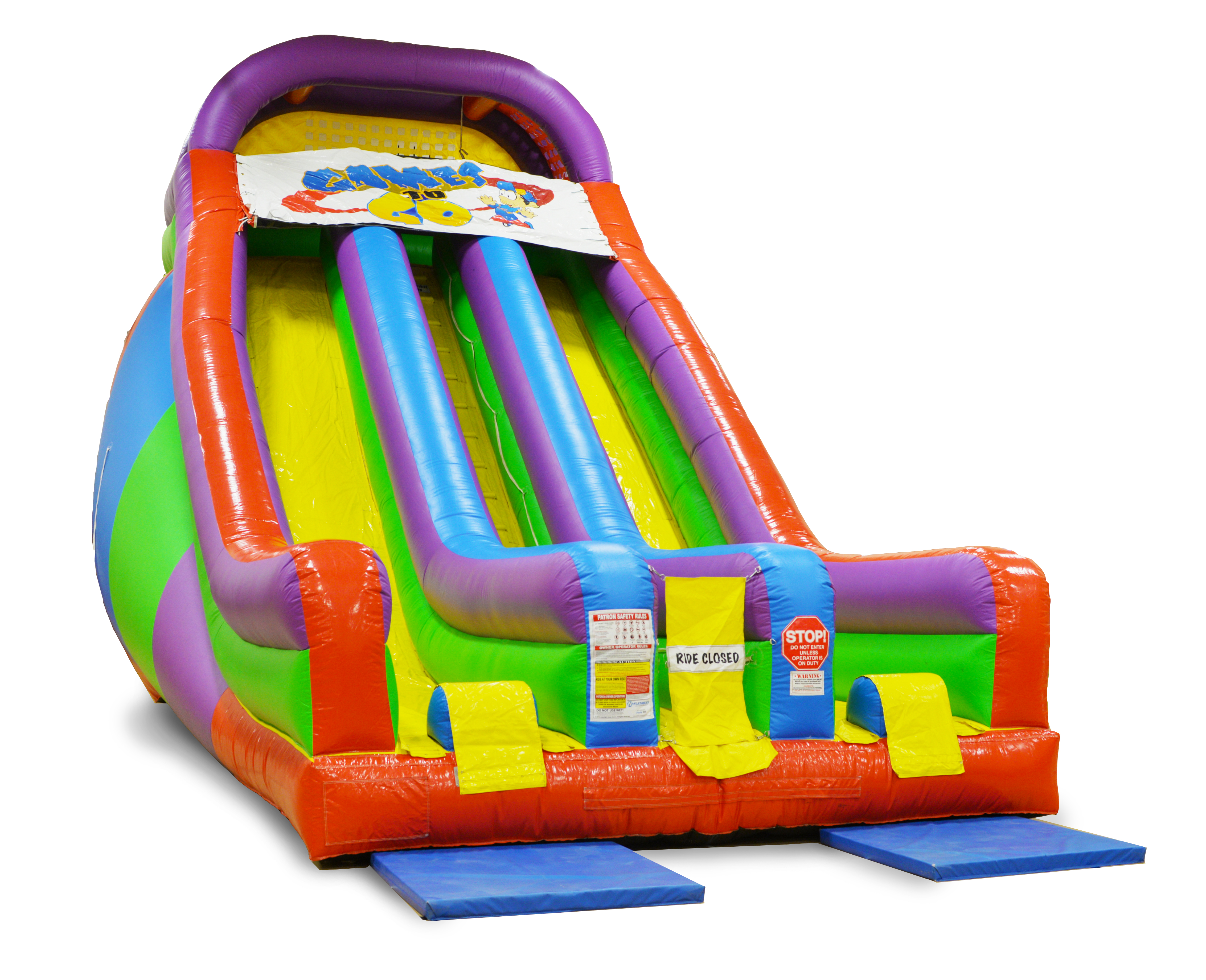 22' Dual Lane Slide 22' Dual Lane Slide