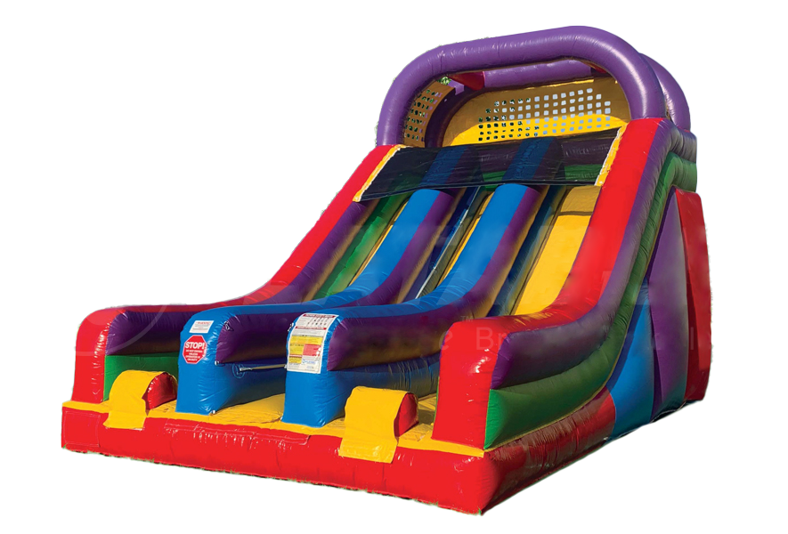 18' Dual Lane Slide 18' Dual Lane Slide