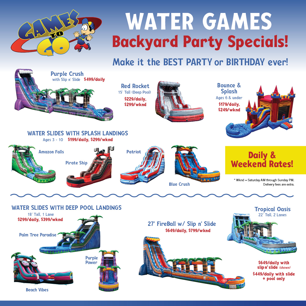 Inflatable Water Slide Specials