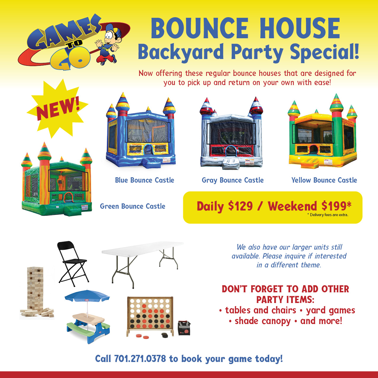 Bounce House Specials