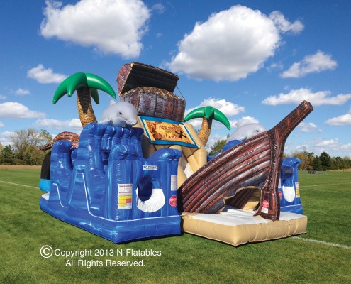 pirate ship inflatable rental